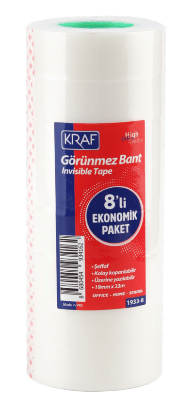KRAF GÖRÜNMEZ BANT 19mm x 33m 8 Lİ 1933-8