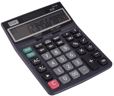 KRAF HESAP MAKİNESİ MASAÜSTÜ 12 HANE TAX HM-120