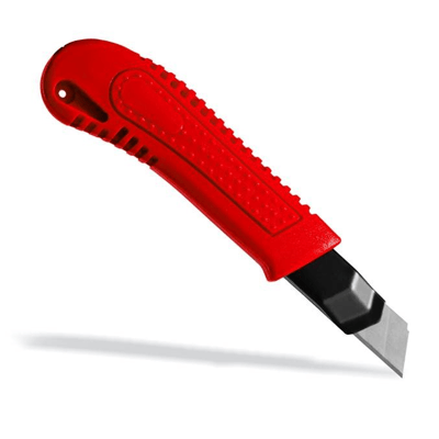 KRAF MAKET BIÇAĞI GENİŞ PLASTİK METAL AĞIZLI 629G