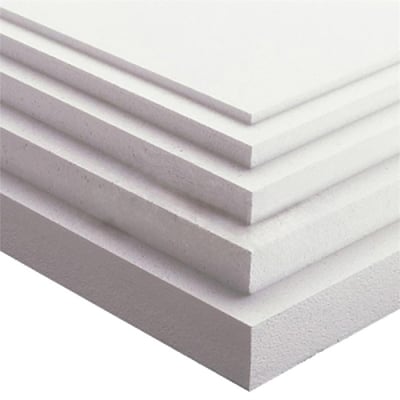 KRAF MAKET KARTONU KÖPÜKLÜ EKO 100x140  5 MM BEYAZ 1014E