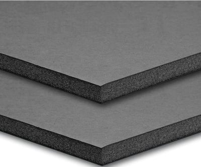 Kraf Maket Kartonu Köpüklü Eko  70X100   1 Mm Siyah 7011Se