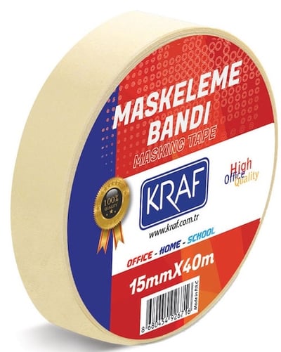 KRAF MASKELEME BANDI 15mm x 40m 4015G