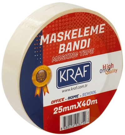 KRAF MASKELEME BANDI 25mm x 40m 4025G