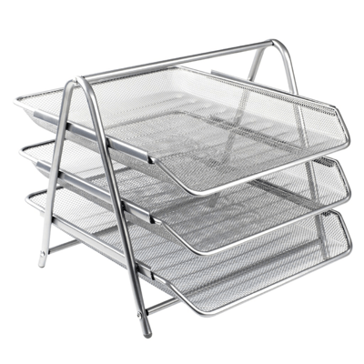 KRAF PERFORE EVRAK RAFI METAL 3 KATLI 460G GRİ