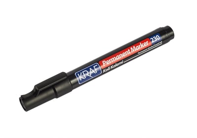 KRAF PERMANENT MARKÖR KESİK UC 230 SİYAH