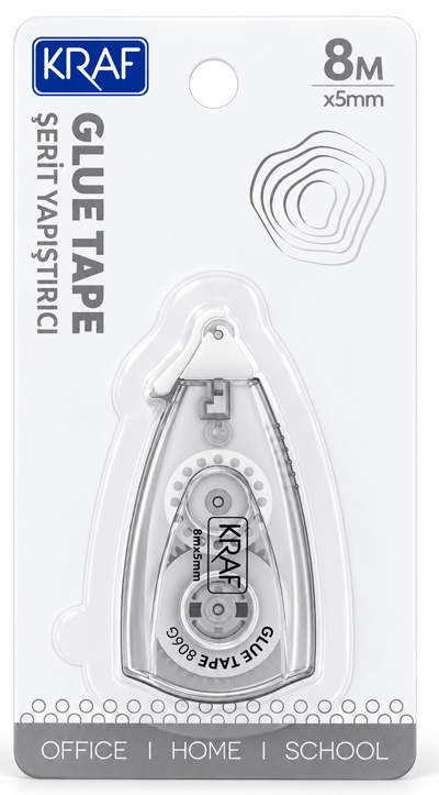 KRAF ŞERİT YAPIŞTIRICI GLUE TAPE 8mmX5m 806G