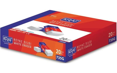Kraf Silgi Beyaz 20 Li 735G