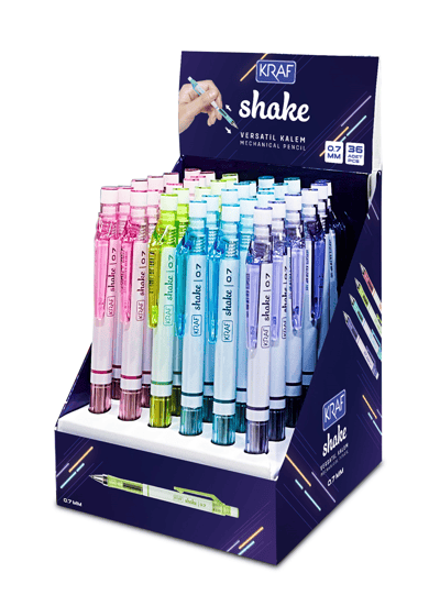KRAF VERSATİL KALEM SHAKE 0,7 36 LI MP-105