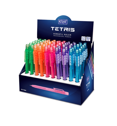 KRAF VERSATİL KALEM TETRIS 0,7 60 LI MP-100