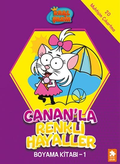 Kral Şakir Canan’la Renkli Hayaller Boyama Kitabı- 1