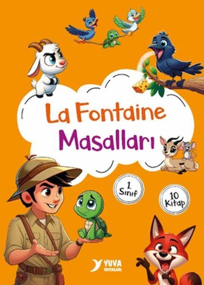 La Fontaine Masalları 1. Sınıf 10 Kitap