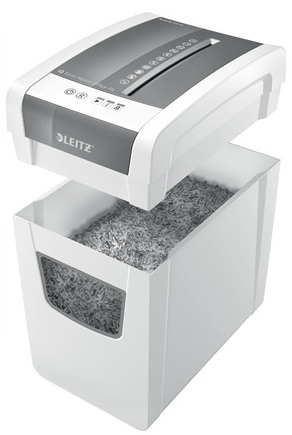LEITZ EVRAK İMHA MAKİNESİ IQ HOME OFFICE SLIM P4 8001 10 YAPRAK KAPASİTELİ