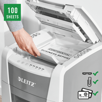 LEITZ EVRAK İMHA MAKİNESİ IQ OFFICE P4 8011 100 YAPRAK KAPASİTELİ