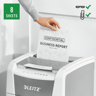 LEITZ EVRAK İMHA MAKİNESİ IQ OFFICE P4 8011 100 YAPRAK KAPASİTELİ
