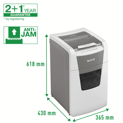 LEITZ EVRAK İMHA MAKİNESİ IQ OFFICE P5 8014 150 YAPRAK KAPASİTELİ