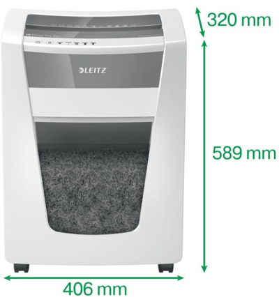 LEITZ EVRAK İMHA MAKİNESİ IQ OFFICE PRO P5+  8004 7 YAPRAK KAPASİTELİ