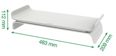 LEITZ MONİTÖR STANDI ERGO AYARLANABİLİR L- 6504 GRİ- BEYAZ