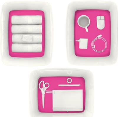LEITZ SAKLAMA KUTUSU MYBOX GENİŞ L-5216 PEMBE