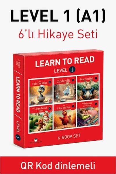 Level 1 İngilizce Hikaye Seti (6 Kitap)