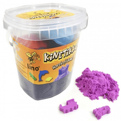 LİNO KİNETİK KUM 500 GR KOVA MOR LN-500MR