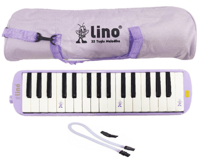 LİNO MELODİKA 32 TUŞLU BEZ ÇANTA PASTEL MOR LN-32-PMRS