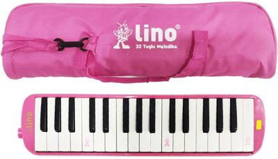 LİNO MELODİKA 32 TUŞLU BEZ ÇANTA PEMBE LN-32-PS