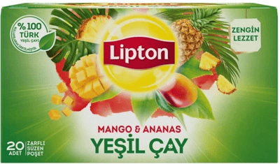 LİPTON BİTKİ ÇAYI MANGO ANANASLI TROPİCAL YEŞİL ÇAY 69765877