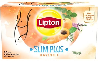 Lipton Bitki Çayı Slim Plus Kayısılı 20'Li