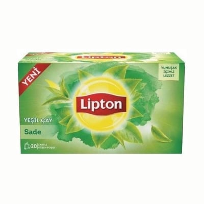 Lipton Bitki Çayı Yeşil Çay Sade (20'Li Paket)