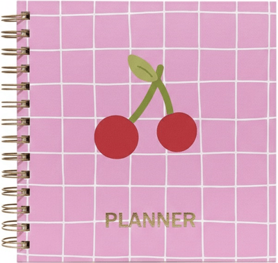 LİZ PLANNER 19X19 SERT KAPAK SPİRALLİ 4 RENK BASKILI 120YP AJT03