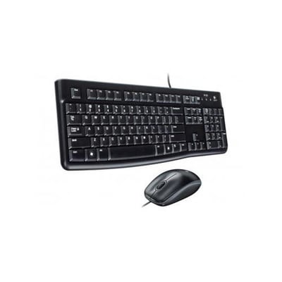 Logitech Klavye Mouse Set Mk120 Kablolu Q Usb Siyah 920-002560