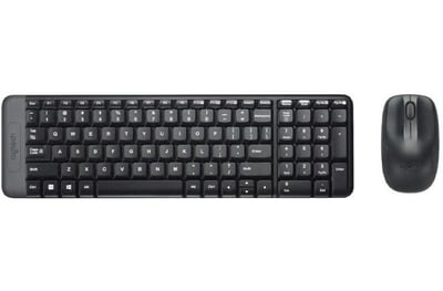 Logıtech Klavye Mouse Set Mk220 Kablosuz Siyah 920-003163
