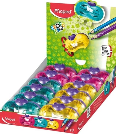 Maped Kalemtıraş Croc Croc Twıst Çift Delikli 18411