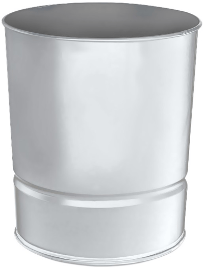 MAS ÇÖP SEPETİ METAL 10 LT GRİ 850
