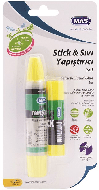 MAS KARTELADA STİCK+SIVI YAPIŞTIRICI SETİ 145900207100