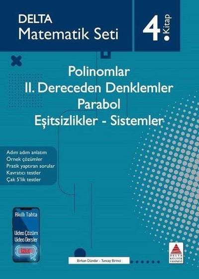 Matematik Seti 4.Kitap - Polinomlar-2. Dereceden Denklemler - Parabol - Eşitsizlikler - Sistemler
