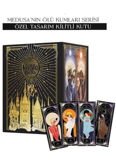 Medusa'nın Ölü Kumları Serisi - Hediyeli Kilitli Kutu (Ciltli)