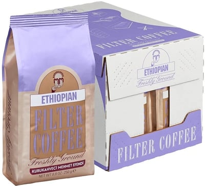 Mehmet Efendi Filtre Kahve Ethiopian 250 Gr