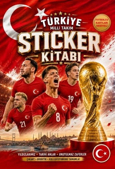 Millî Takım Sticker Kitabı (Futbolcu Tanıtım Kartları Hediyeli)