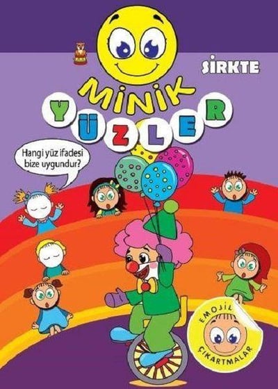 Minik Yüzler - Sirkte - Emojilerle Çıkartmalar