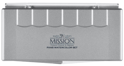 MISSION SULUBOYA SILVER TABLET PIGMENT 12 Lİ 5012