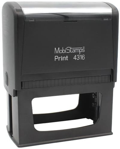 MOBİSTAMPS KAŞE 4316 MAVİ KEÇELİ