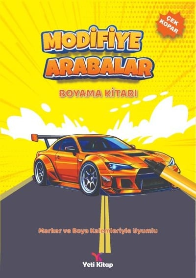 Modifiye Arabalar Boyama Kitabı