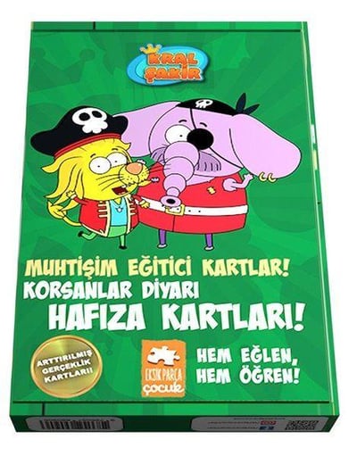 Muhtişim Eğitici Kartlar! - Korsanlar Diyarı Hafıza Kartları!