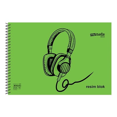 Mynote Flex Pp Kapak Spiralleri 35X50 Cm 15 Yaprak Resim Defteri