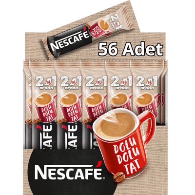NESCAFE 2 Sİ 1 ARADA KAHVE 10 GR 56 LI 12515293