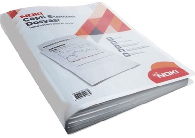 NOKİ SUNUM DOSYASI CEPLİ 80 Lİ GRİ 64180-N-020