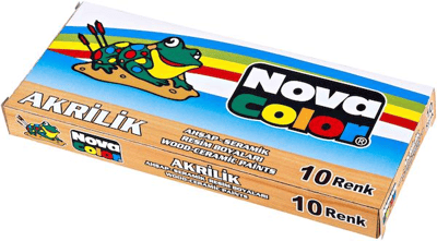 NOVA COLOR AKRİLİK BOYA TÜP 7 GR 10 LU NC-287