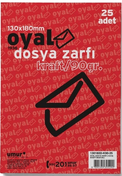 OYAL ZARF DOSYA 13x18 90 GR KRAFT 30004115