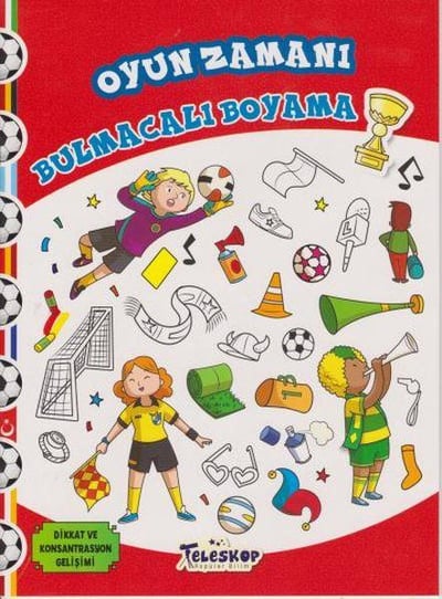 Oyun Zamanı Bulmacalı Boyama